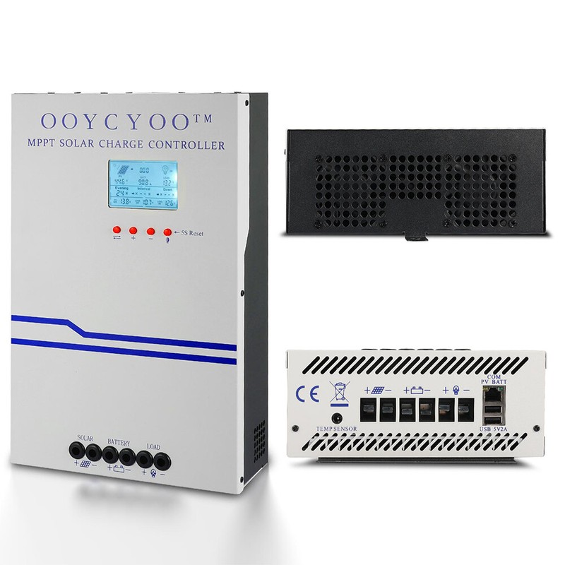 100A MPPT Solar Charge Controller 12V 24V 48V Auto PV 150V MAX 5000W D1 gallery