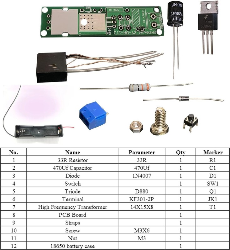 Complete DIY Electronic Lighter Soldering Kit with Easy Assembly Instructions gallery