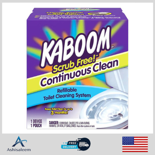Kaboom Scrub Free Continuous Clean Toilet Cleaning System Kit gallery
