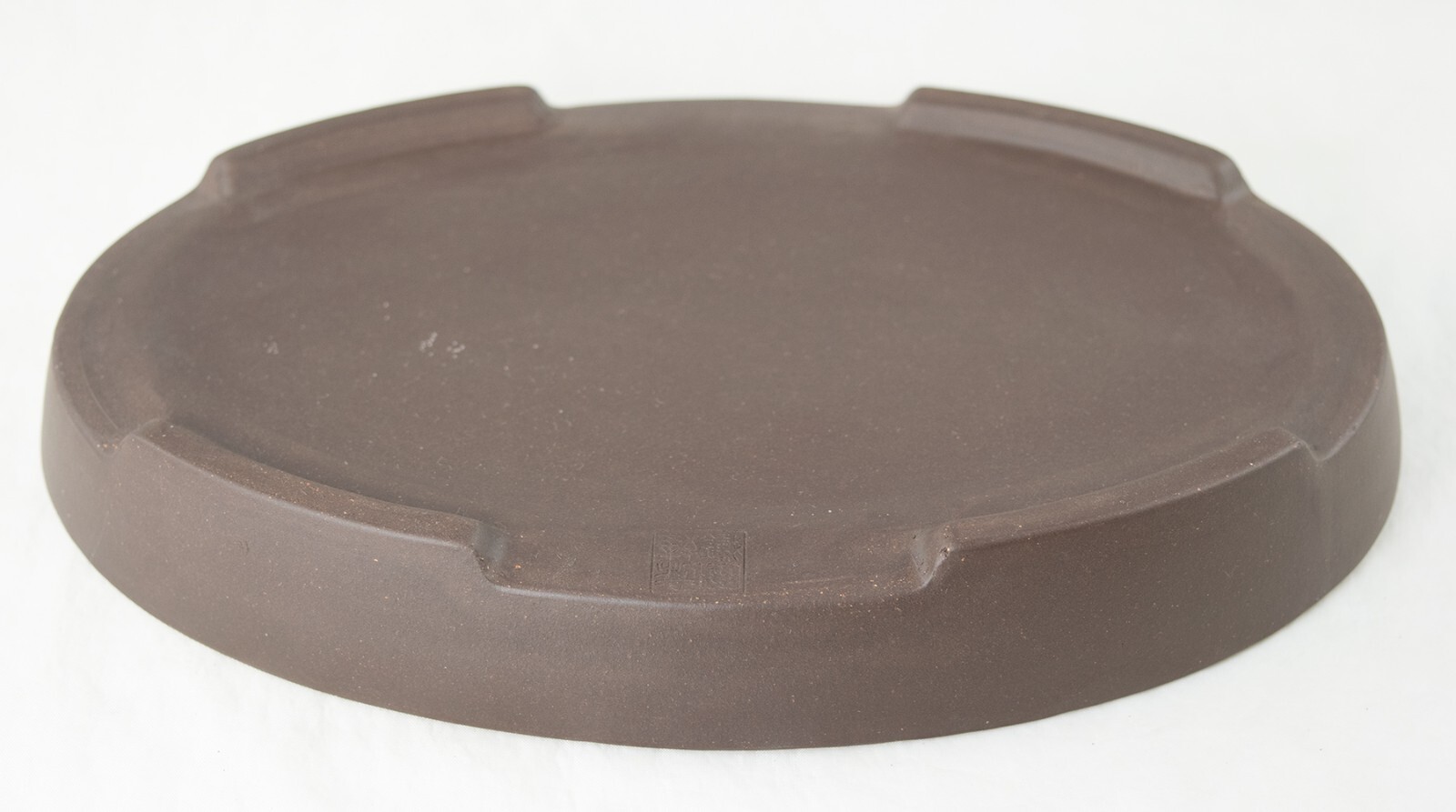 Oval Zisha Suiban Tray for Bonsai Tree, Bonseki, and Suiseki Rock 9"X 6"X 1.25" gallery