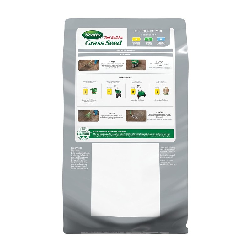 Scotts Turf Builder Grass Seed Quick Fix Mix 3 Lbs. 6-Pack 18272 gallery