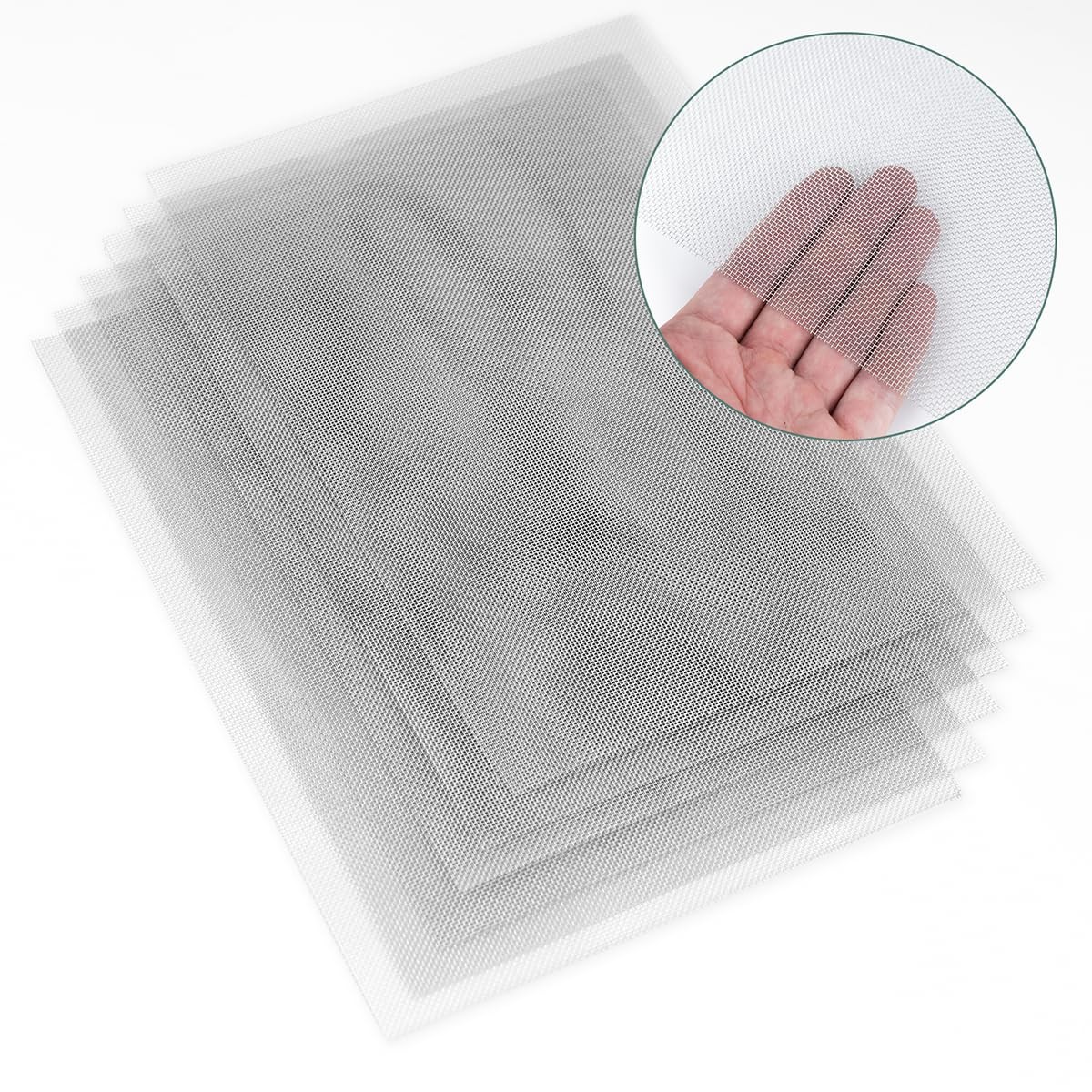 4 Pack Stainless Steel Mesh Screen No Rust Metal Mesh Sheets for DIY Projects gallery