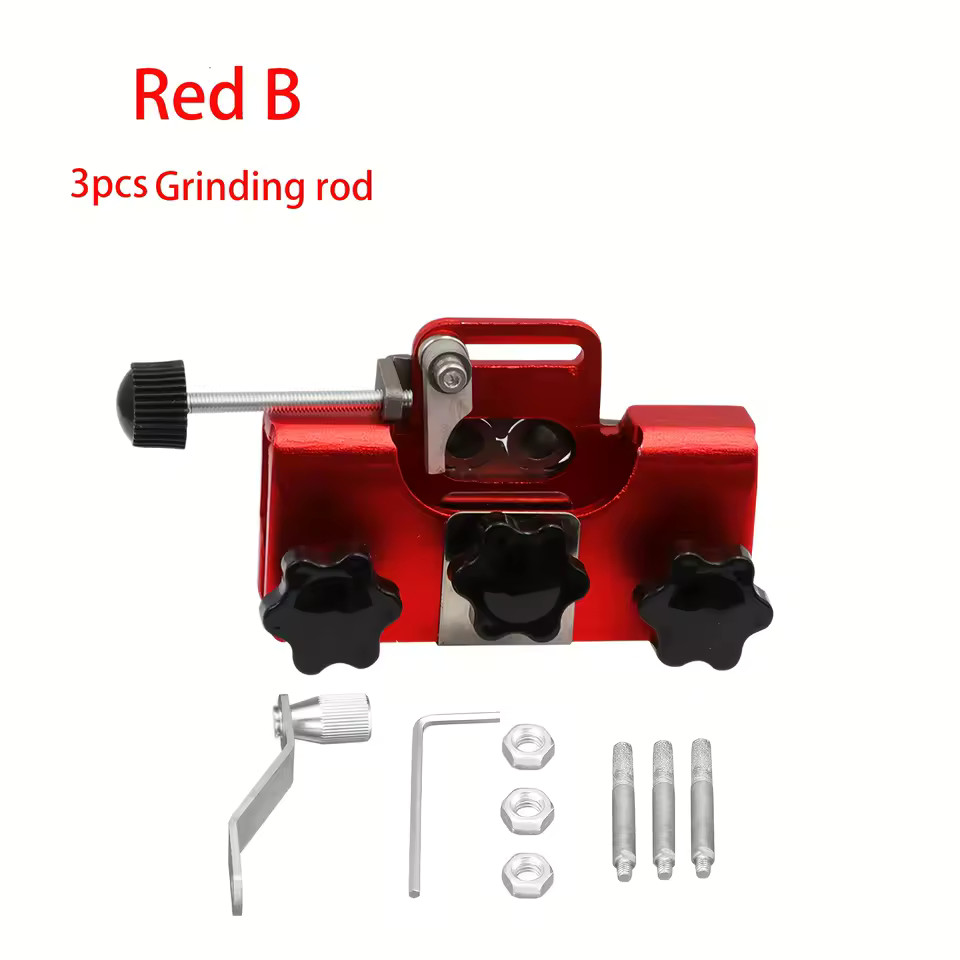 Portable Chain Saw Chain Sharpener-Precision Grinding Tool for Chain Maintenance gallery