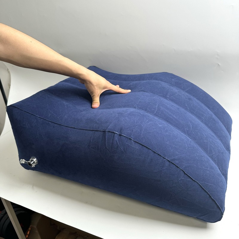 Leg Elevation Inflatable Wedge Pillow Sleeping Knee Foot Lift Rest Support Bed gallery