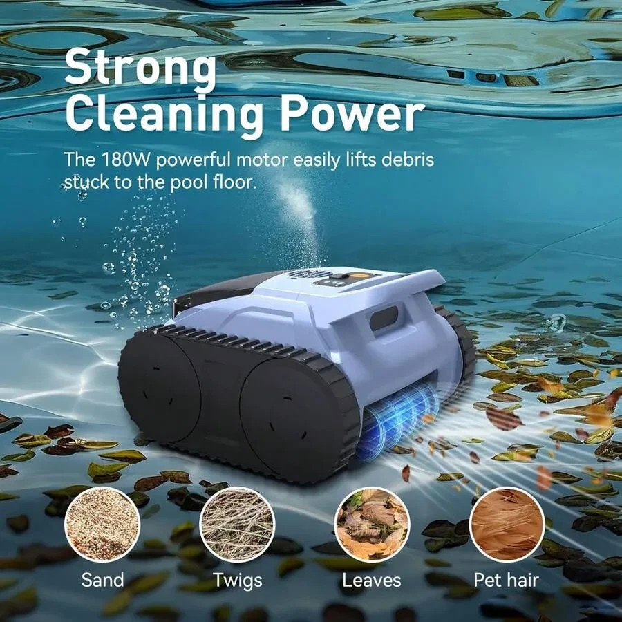 2025 Robotic Pool Cleaner, Smart Navigation For Inground Pools Up To 2,150 Sq.Ft gallery