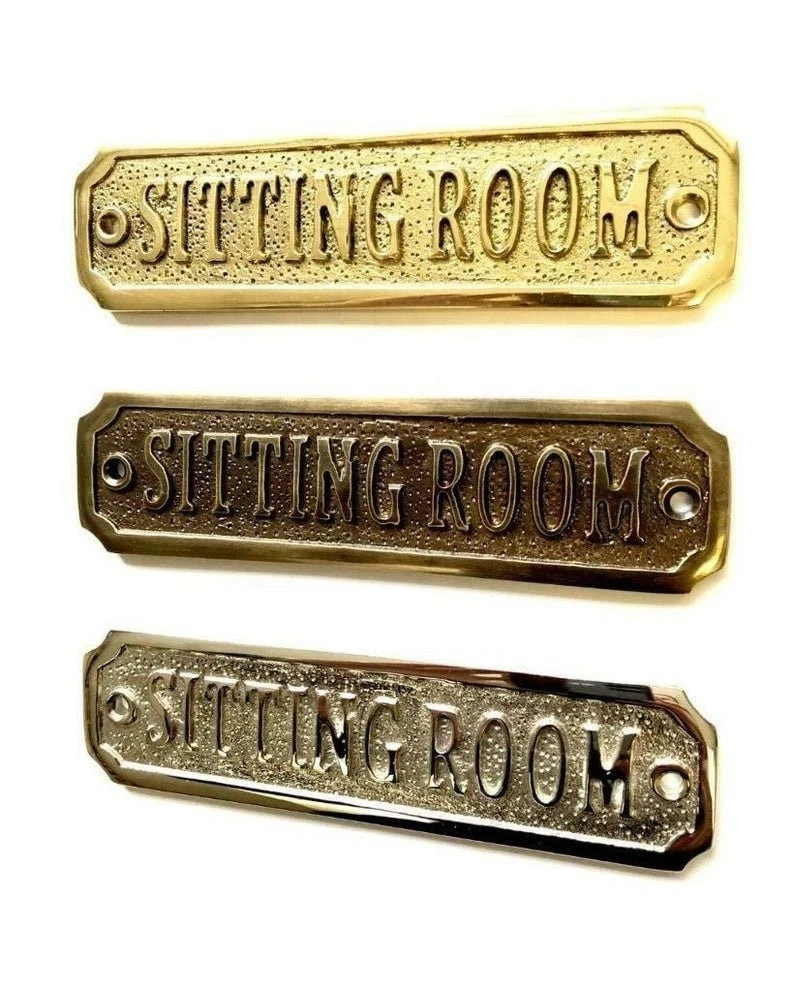Customized Cast brass custom door signs - Personalized plaques - Outdoor plaques gallery