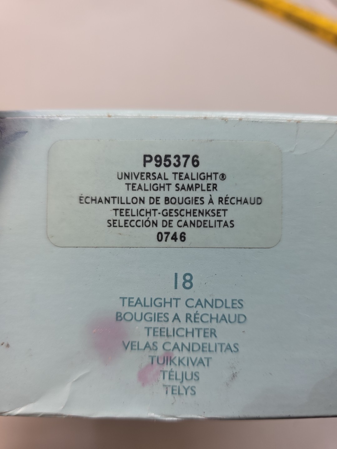 NIB PartyLite 18 Universal Tealights Sampler gallery