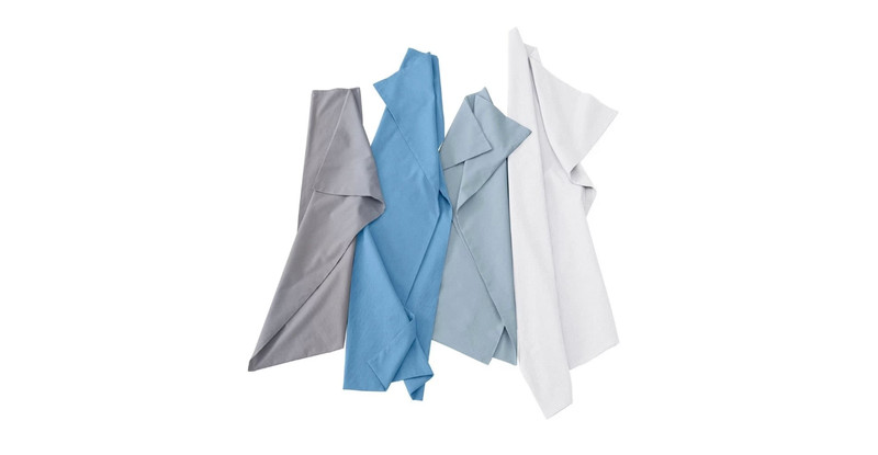 Tempur-Pedic® Sheet Sets - ProAir Sheet Set - Blue Azure/Cool Gray gallery