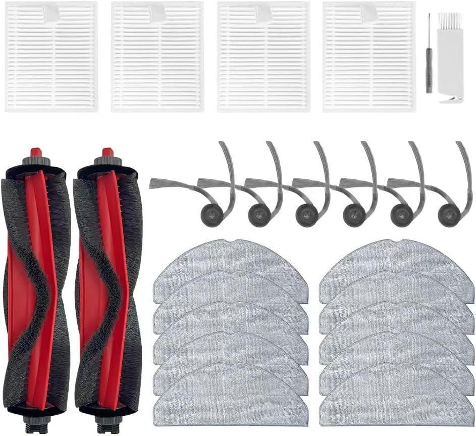 22Pcs Accessories Kit Replacement Compatible with Roborock Q7 M5 Q7 L5 Q7 L5