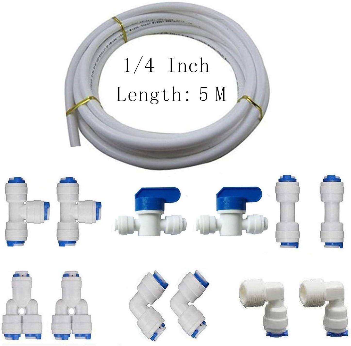 1/4" Quick Connect Water Purifiers Tube Fittings for RO Water Reverse Os gallery