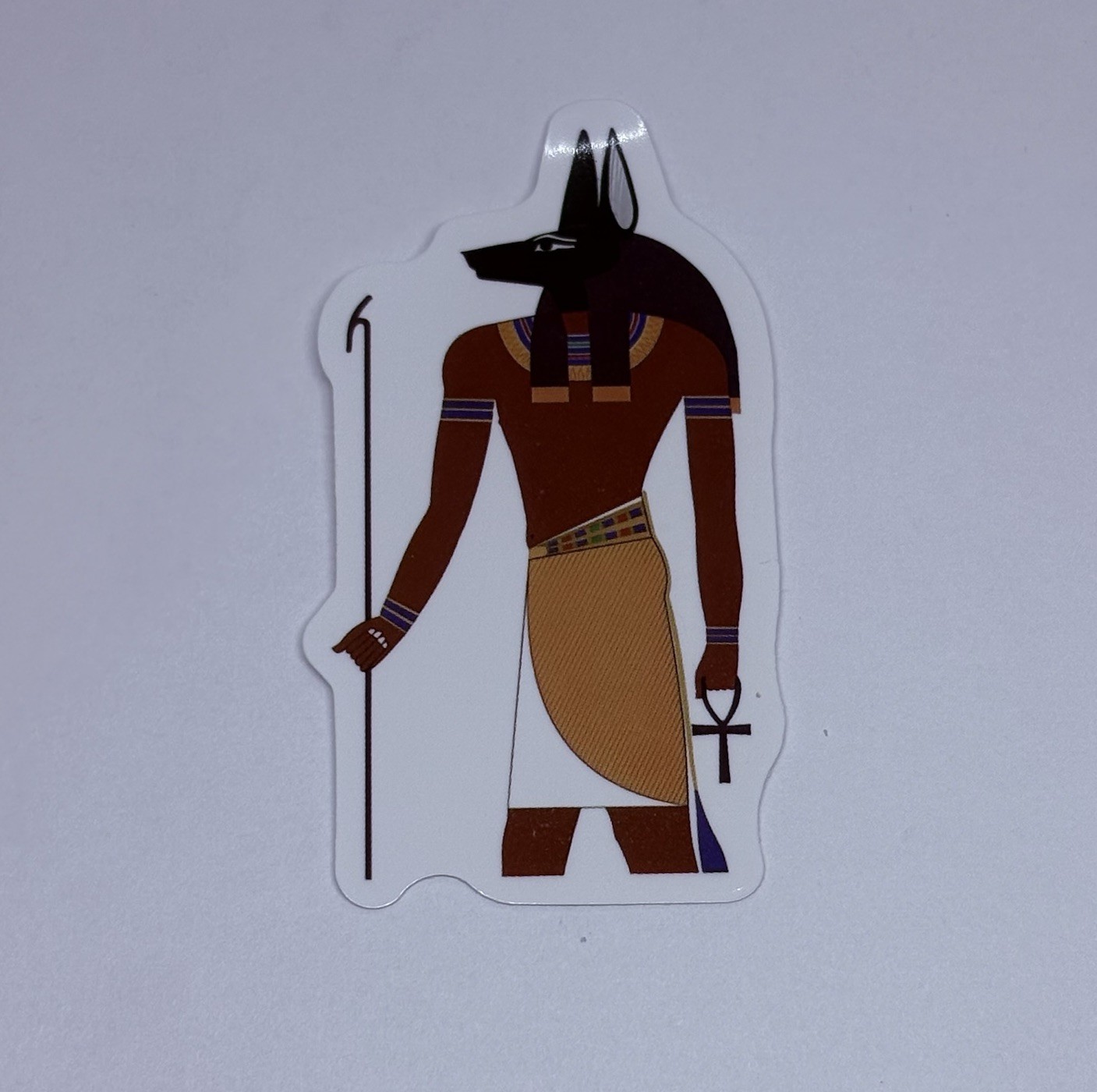 Anubis Underworld God Sticker Decal Mythical Egypt Art Vinyl Journal Decor Tc9 gallery