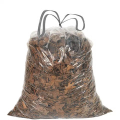 39 Gal. 1.0 Mil Clear Drawstring Trash Bags 33 In. X 40 In. Pack of 70 for Home