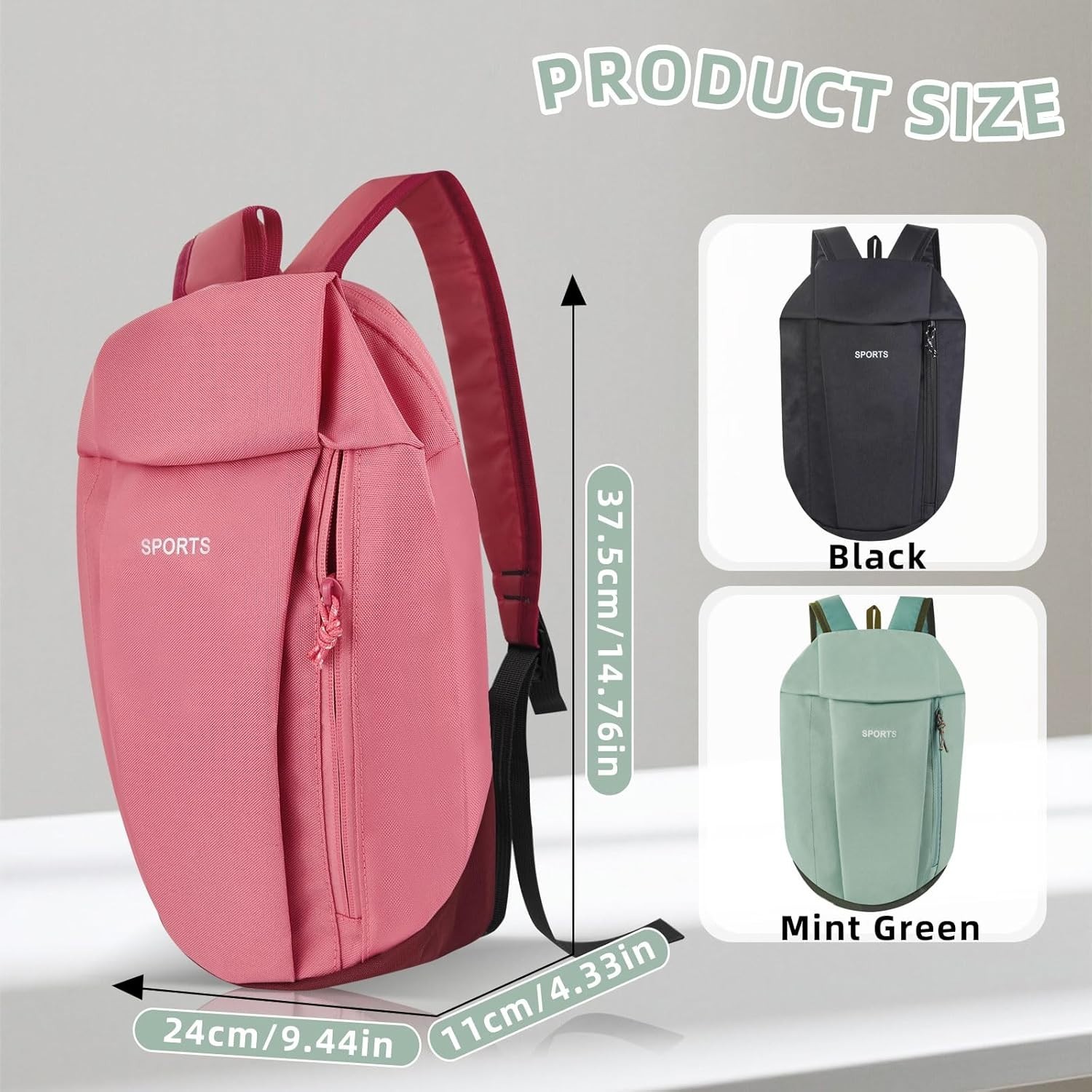 Stylish Waterproof Hiking Backpack with Adjustable Straps - Compact & Versatile 5
