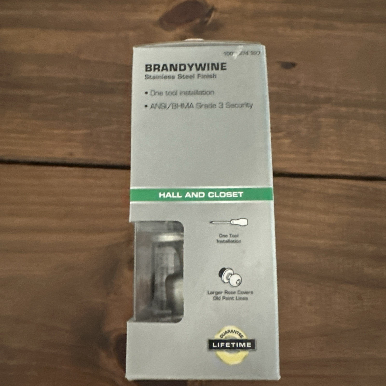 Defiant Brandywine Hall & Closet Door Knob Stainless Steel Finish gallery