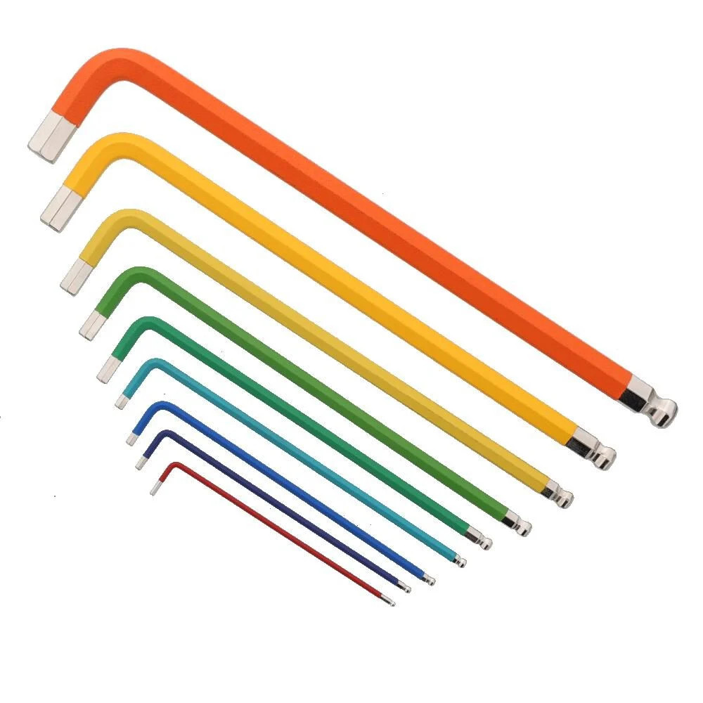 Wiha Ball End Color Coded Hex L-Key Set - Metric, 9 Piece gallery