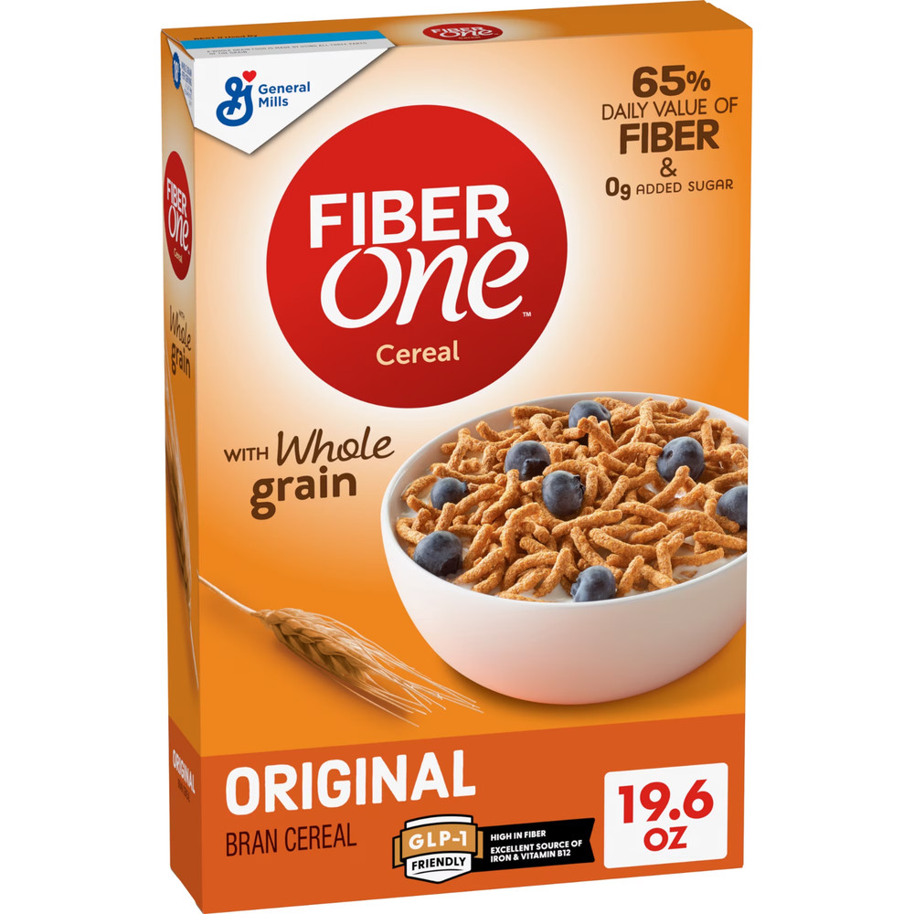 Fiber One Breakfast Cereal, Original Bran, 19.6 oz