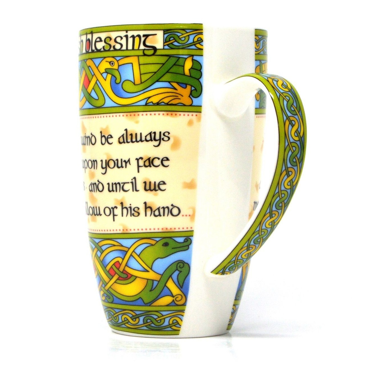Irish Blessing Mug Celtic Design Capacity 400 ml/14 fl oz Tea Cup Coffe Mug gallery