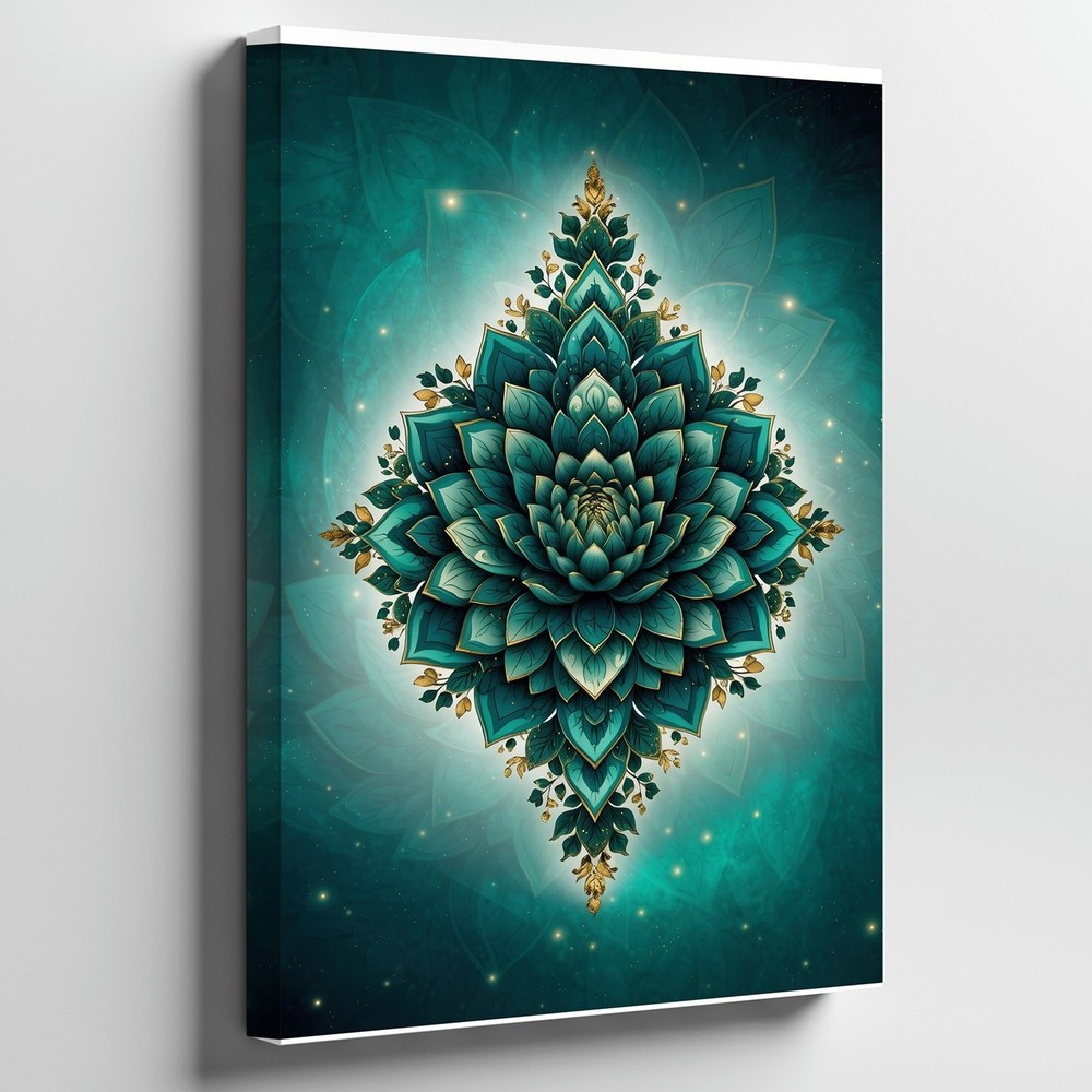 Create An Intricate Mandala Design Featuring A Wall Art Canvas Print Home Decor
