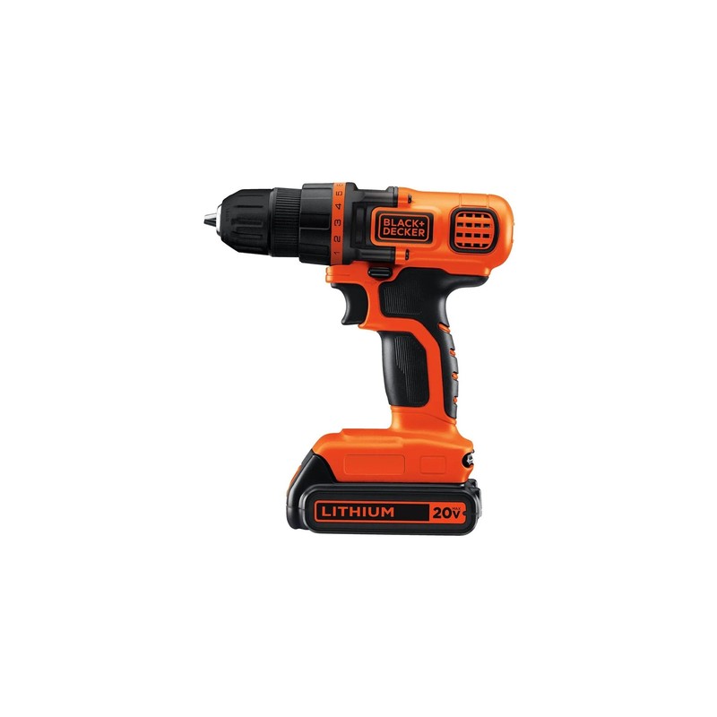 BLACK+DECKER 20V MAX* Drill & Home Tool Kit, 68 Piece - LDX120PK gallery