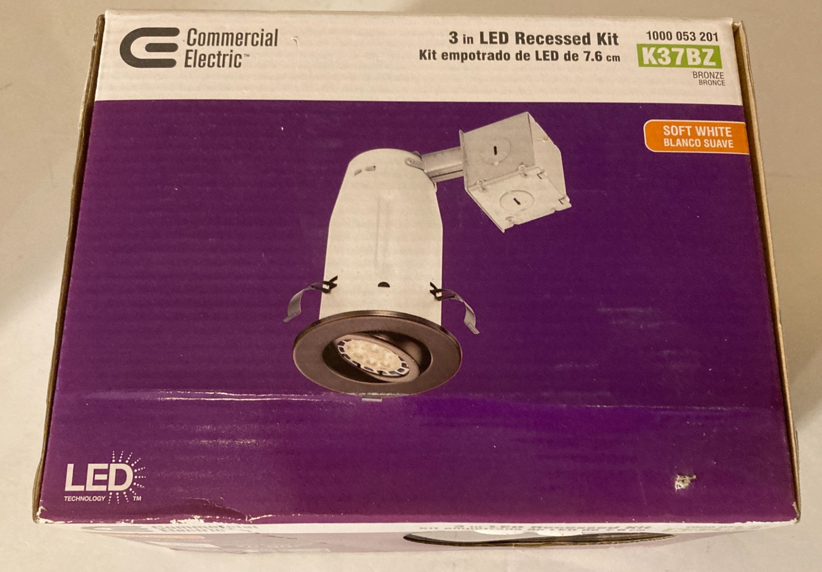 3-in LED Recessed Kit K37BZ Brand New gallery