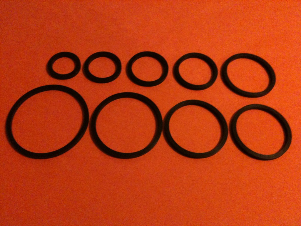 SQUARE & ROUND STANDARD Buna N RUBBER O-RINGS 3/32" PAINTBALL gallery