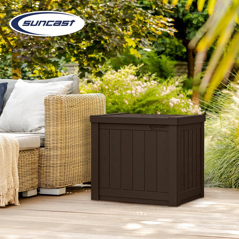 Java Brown 22-Gallon Patio Storage Deck Box - 17x22 Inch (2 Pack) gallery