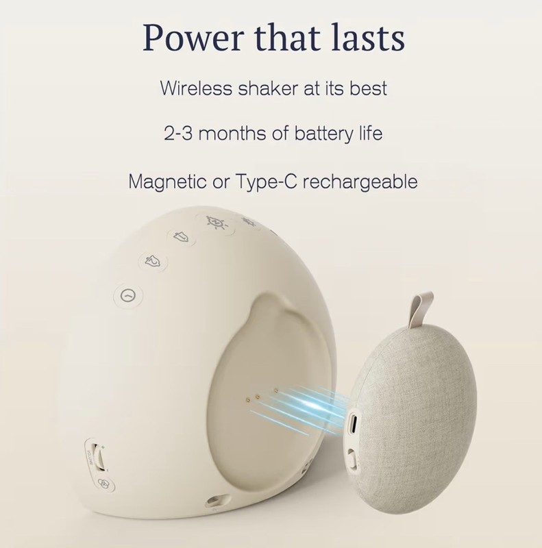 Extra Loud Alarm Clock with Wireless Bed Shaker Vibrating Dual Alarm wLight Wake gallery