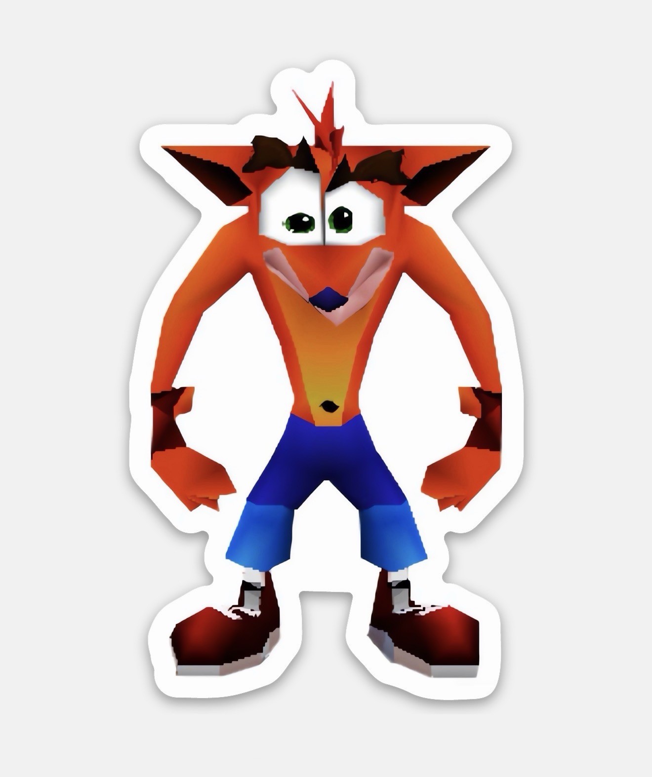 3” Crash Bandicoot Sticker Matte Finish Video games PlayStation Dishwasher Safe gallery