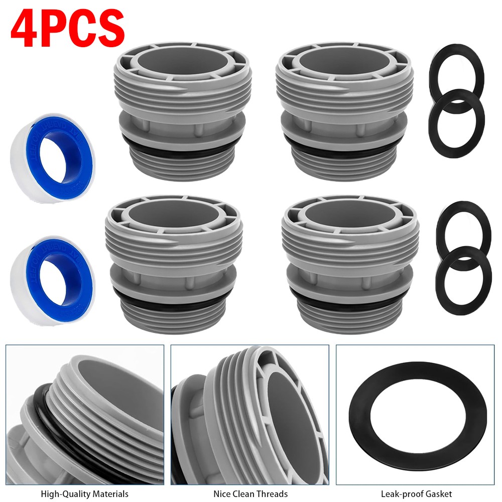 Pool Hose Conversion Adapters Kit For Intex Coleman 4560 Pool Filter Pump 4PCS