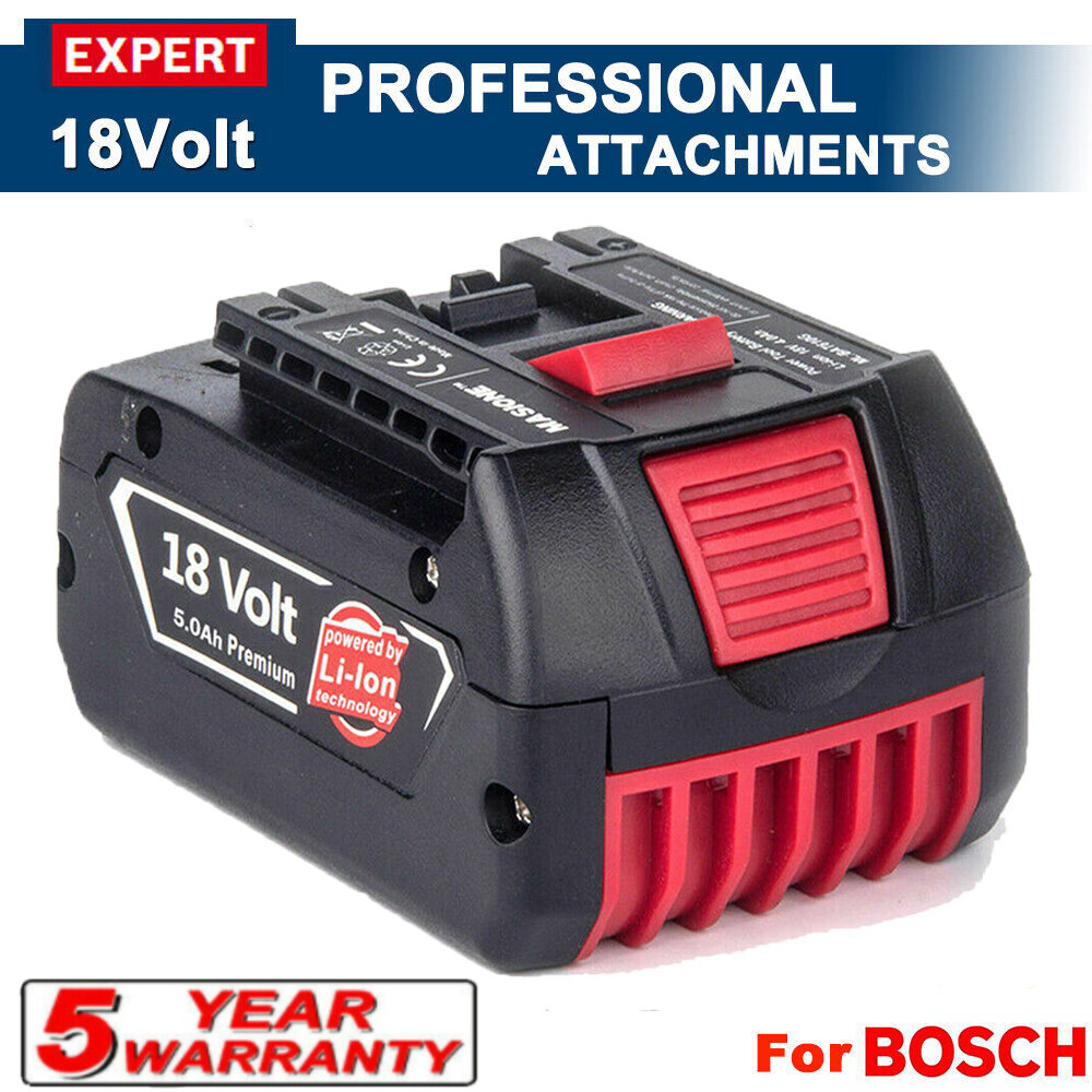 BAT609 For BOSCH 18V High Performance BAT618 Battery CORE 18 Volt 5.0 Ah Li-ion gallery