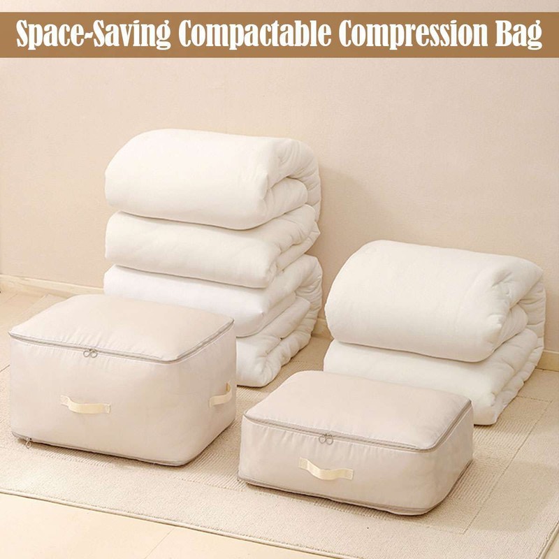 Space Saving Self Compression Organizer Waterproof Dustproof Zipper Storage Bags gallery