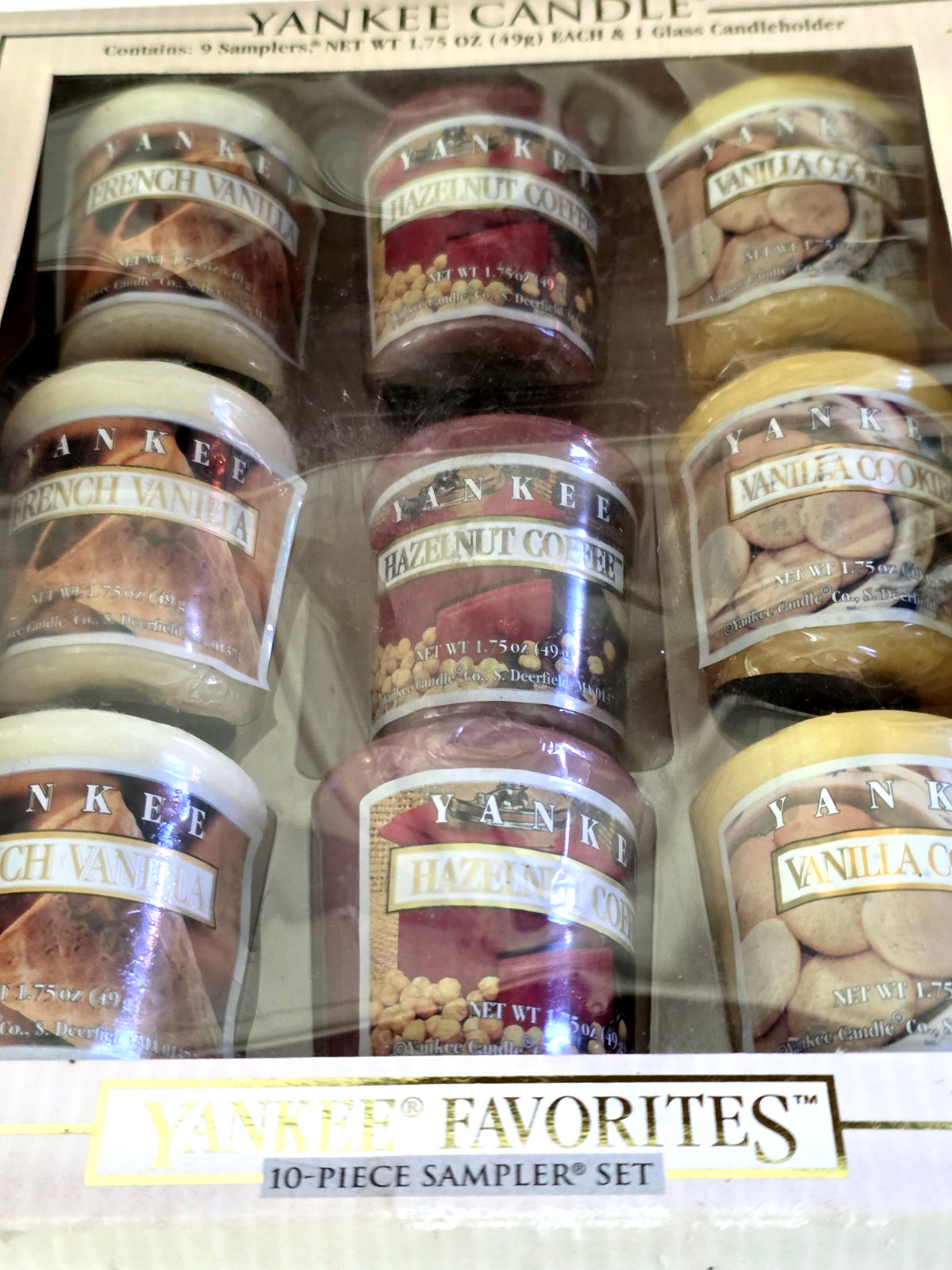 Yankee Candle 9 Pc Sampler Set - Mix Favorites - 1.75 oz Each, Vanilla Hazelnut gallery