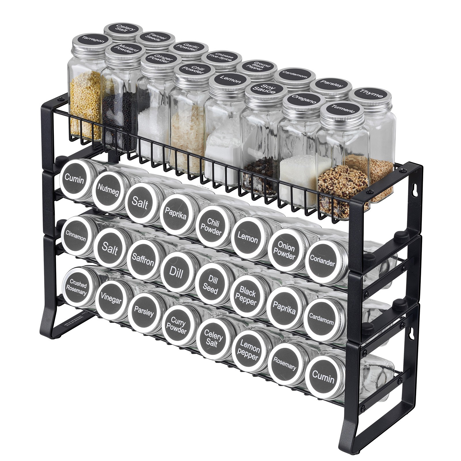 Spice Rack Organizer for Cabinet Kitchen Countertop Seasoning Organizer 18x11 in gallery