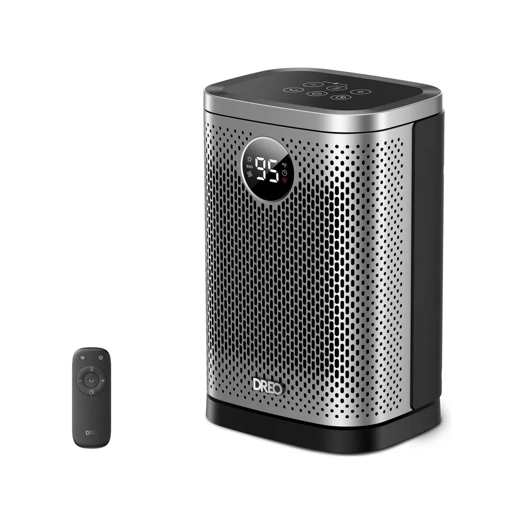 DREO Atom One 1500W Ceramic Space Heater Oscillating Remote Thermostat gallery