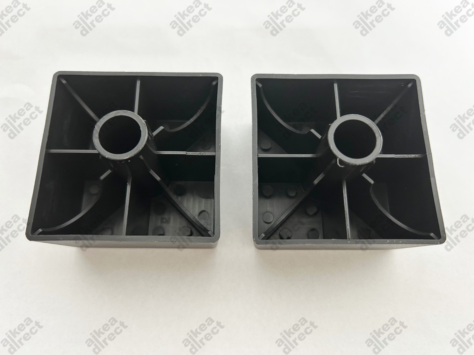 Ikea Kivik replacement black plastic legs # 121236 (2 pack) - NEW USA shipped gallery