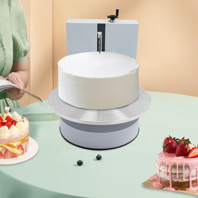 4-16" Cake Decorating Coating Machine Butter Coating Smoothing Scraping Machine gallery