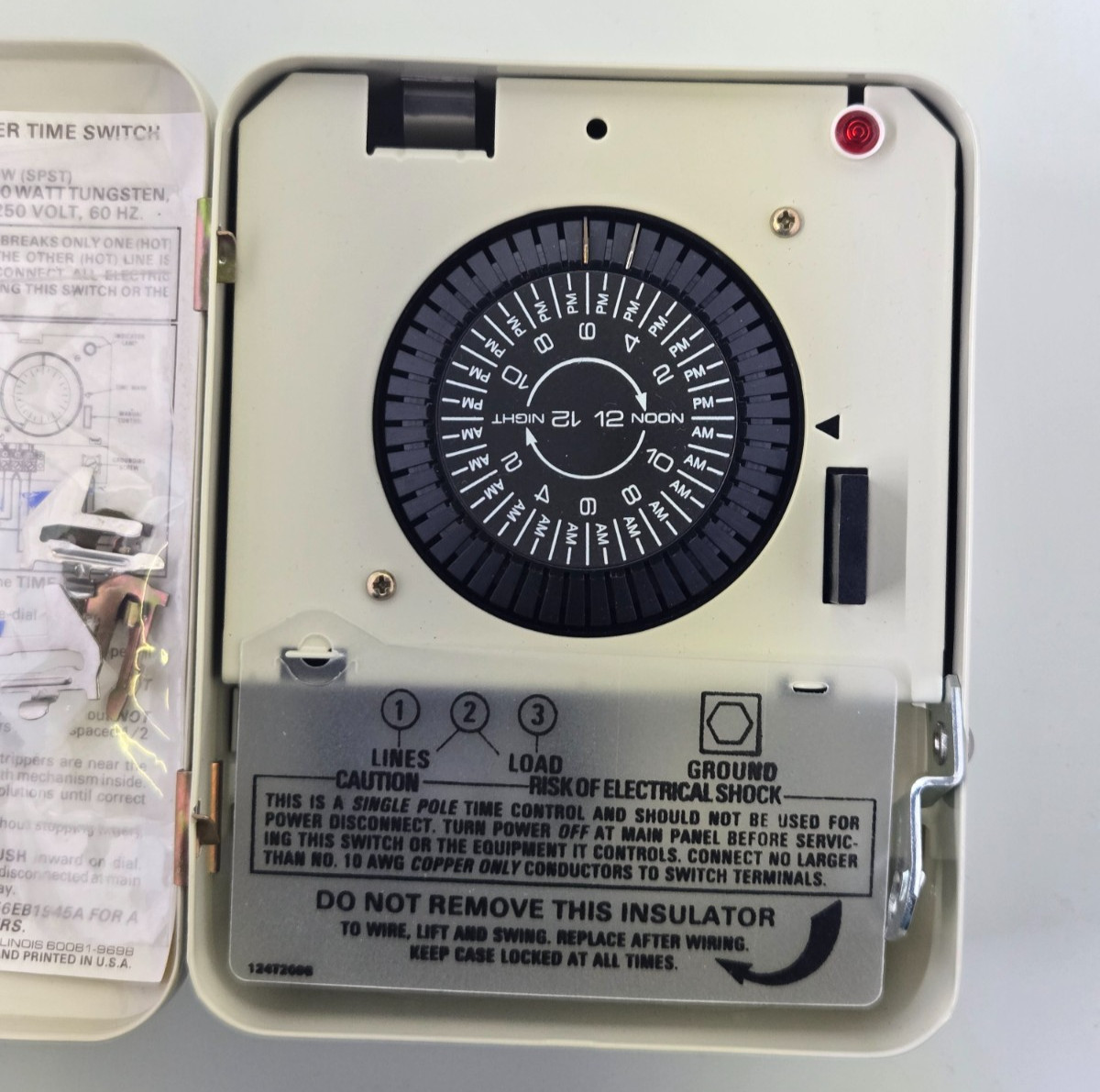 Intermatic WH21 Electric Water Heater Timer Switch 25A 208-250V 6250W SPST gallery