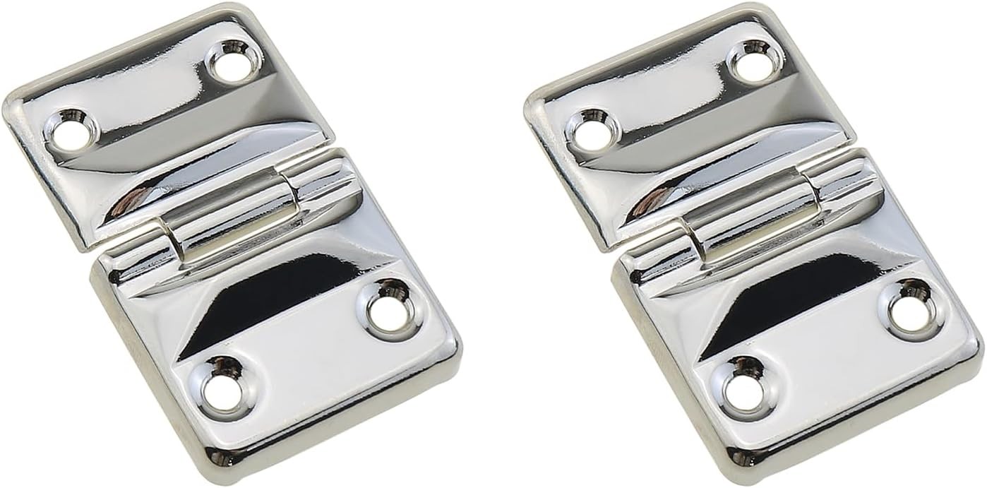 2PCS 44x27x5mm Sier Toolbox Suitcase Metal Hins Butt Hin for gallery