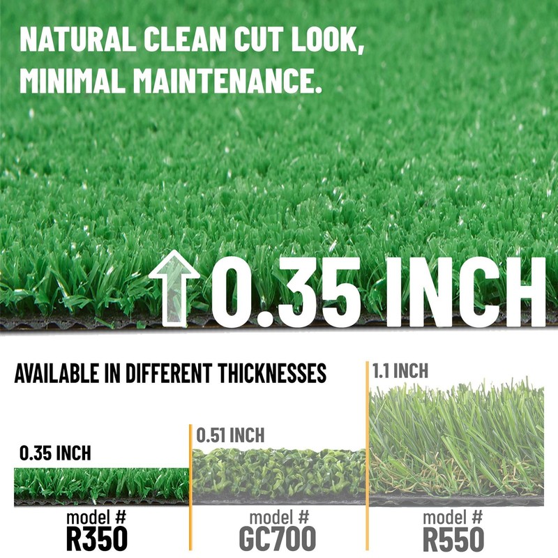 Artificial Grass Turf 22" x 9' Waterproof Outdoor Rug Lawn Patio Balcony gallery
