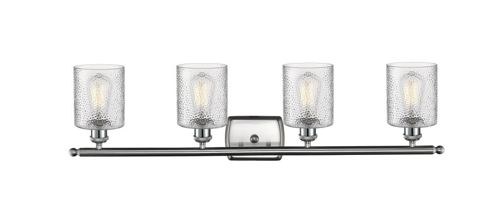 Used Innovations Lighting 516-4W-SN-G112 Cobbleskill - 4 Light Bath Vanity In gallery