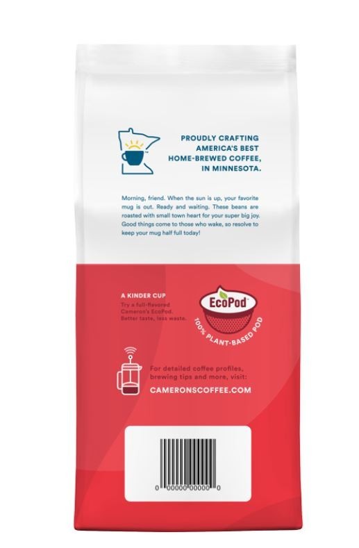 Cameron's Coffee Flavored Vanilla Hazelnut Ground Coffee, Light Roast, 12 oz, Na gallery