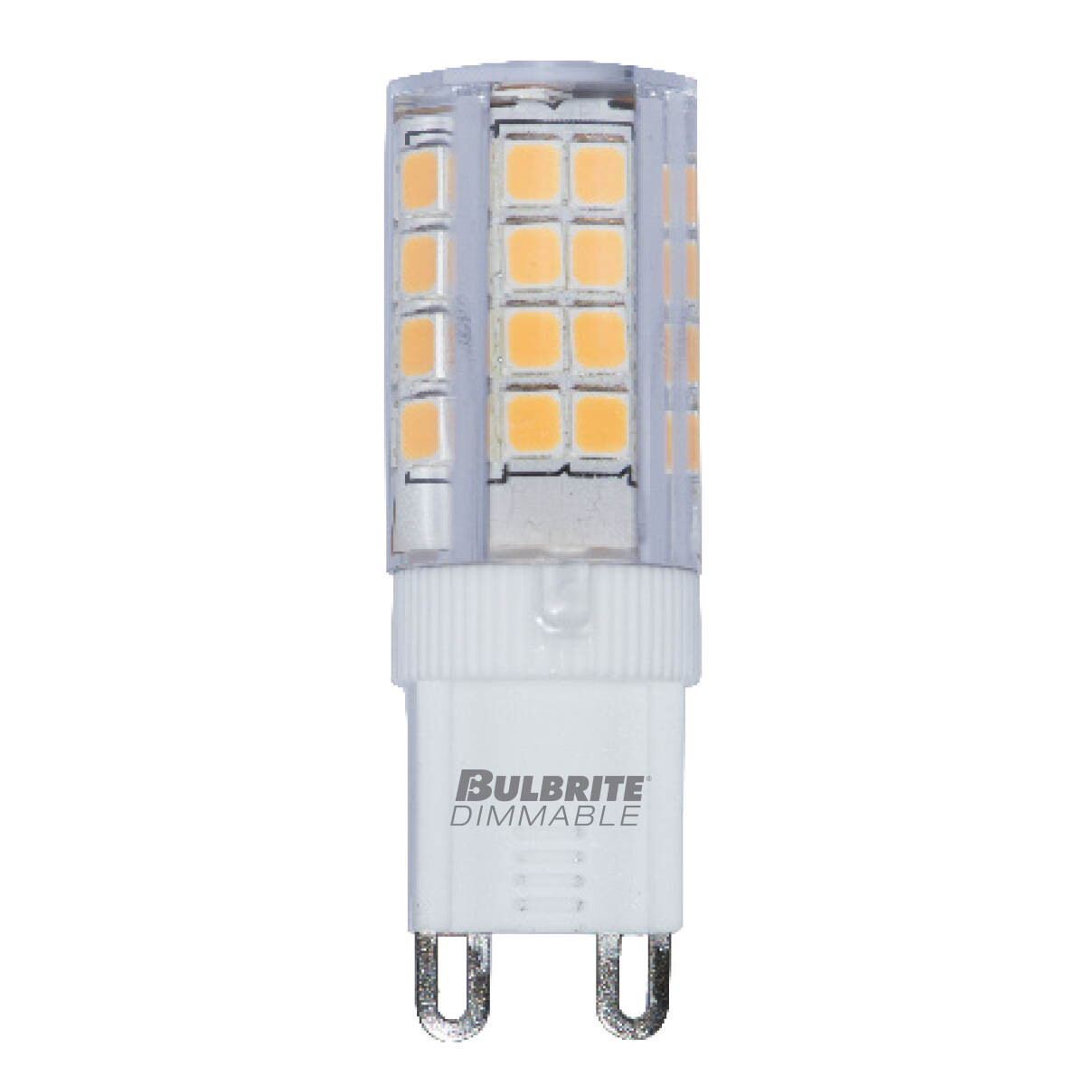 Bulbrite 770590 LED Specialty Mini Bulb 4.5W=40W 120V T4 2-Pin G9 Base Clear 27K gallery