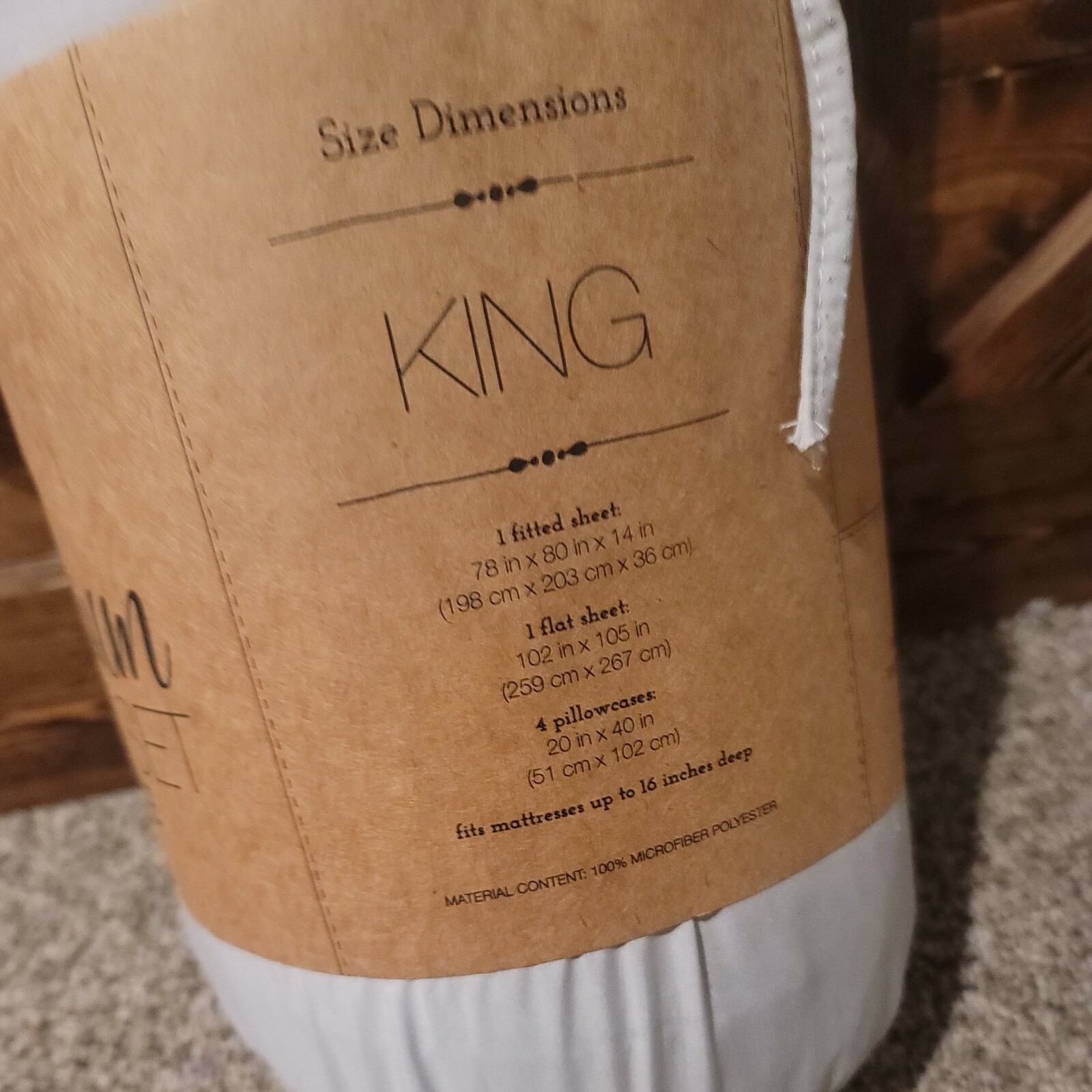 Home Collection Ultra Soft Cozy 6 Piece Bed Sheet Set -All-Season Hypoallergenic gallery