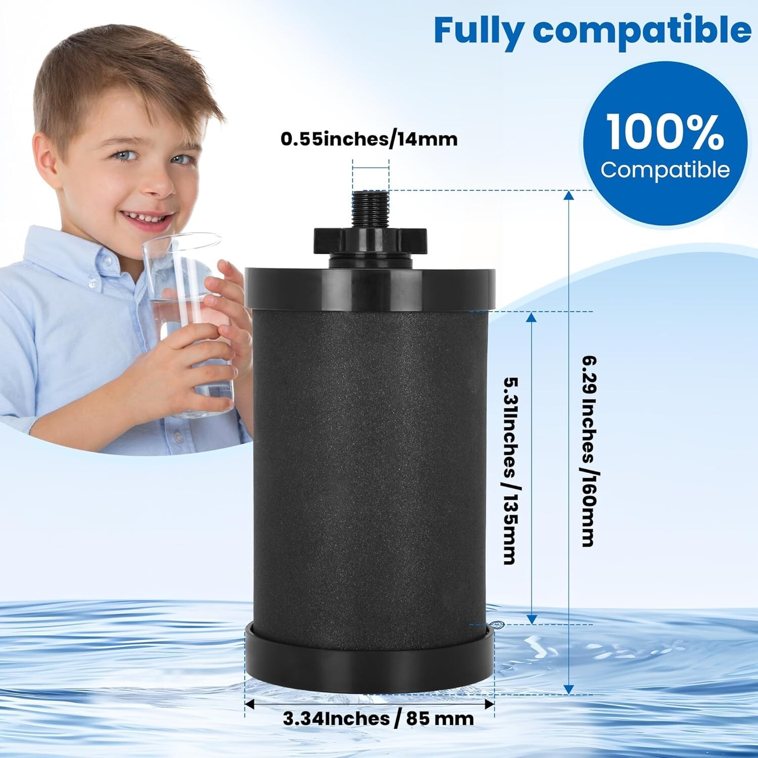 2387 Pro Filter Compatible with Alexapure Pro Gravity Water Filter System 1 F gallery