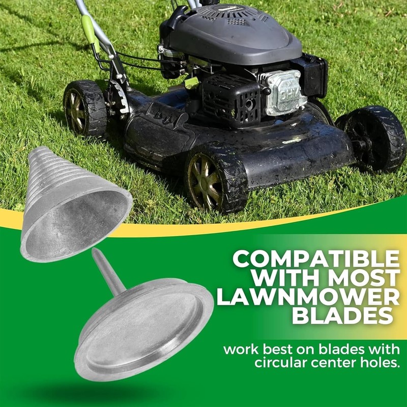 Universal Metal Precision Blade Balancers for Lawn Mower Maintenance - 1-Pack gallery