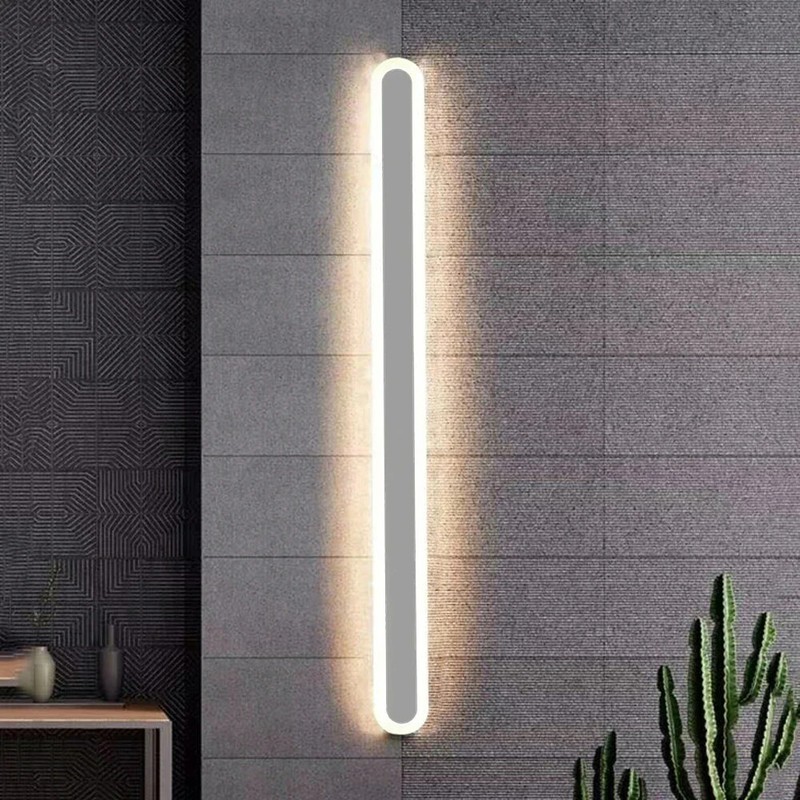 Minimalist LED Wall Sconce Light Linear Wall Lamp Outdoor Lighting Fixture Lamp gallery