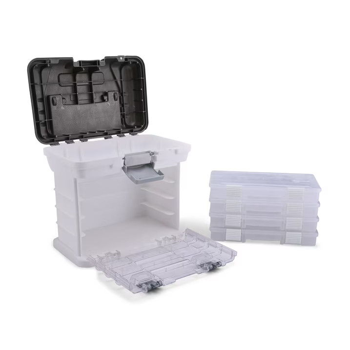 Creative Options White & Gray Small Rack Storage System, 1 Each, Size: 11 x 10 x gallery