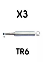 TR6 Torx 4mm Precision Security Screwdriver Bit Maintenance Repair Tools T6 T6H