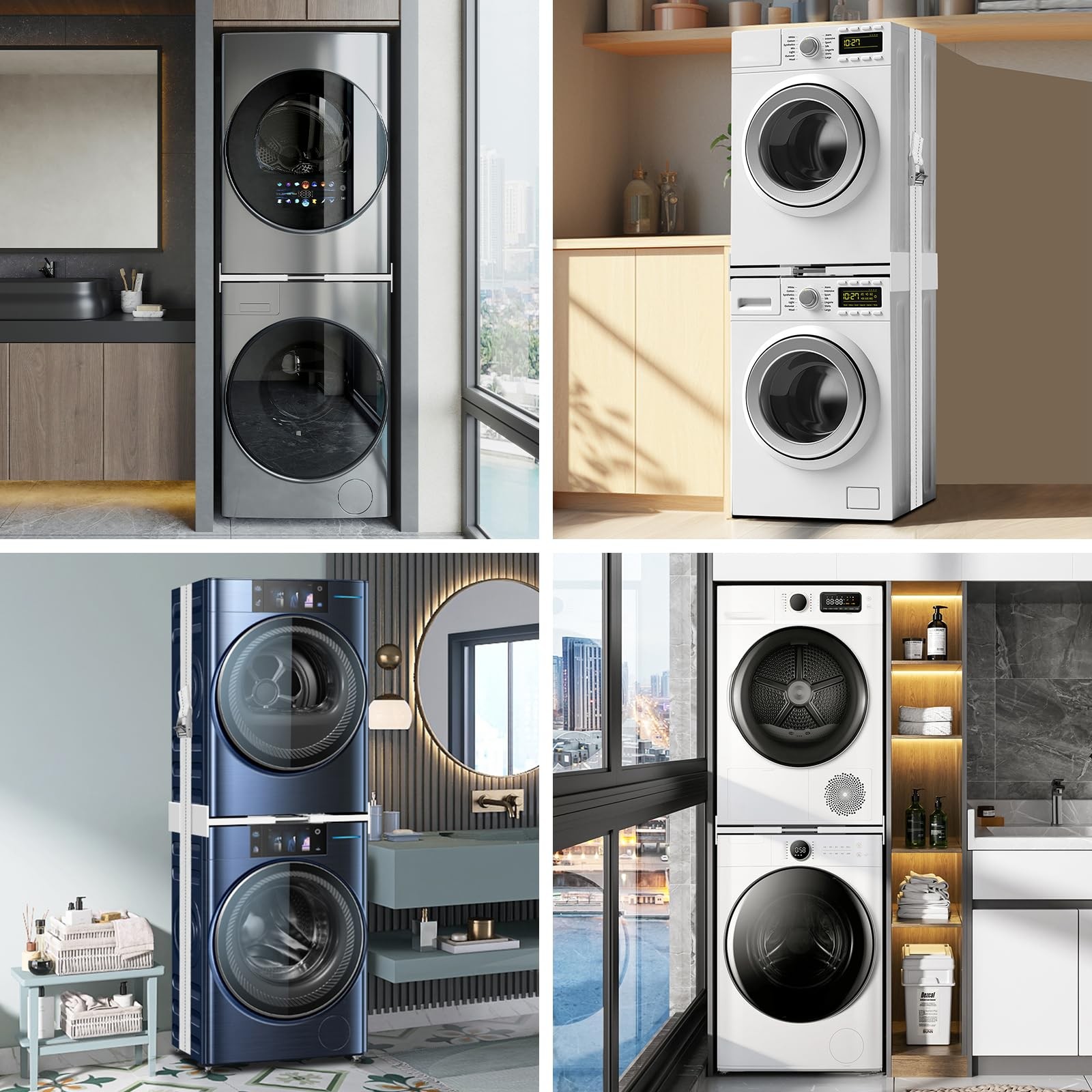 Upgrade Washer Dryer Stacking Kit, Universal Washer Dryer Stacking Kit Adjust. gallery