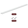 Cabinet Edge Finger Pull, 5pcs 600mm / 23.62" Hidden Cabinet Pulls, Silver gallery